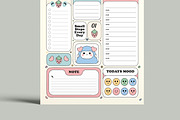 Daily Planner Template, a Stationery Template by MightyDesign (Thumbnail 5 of 8)