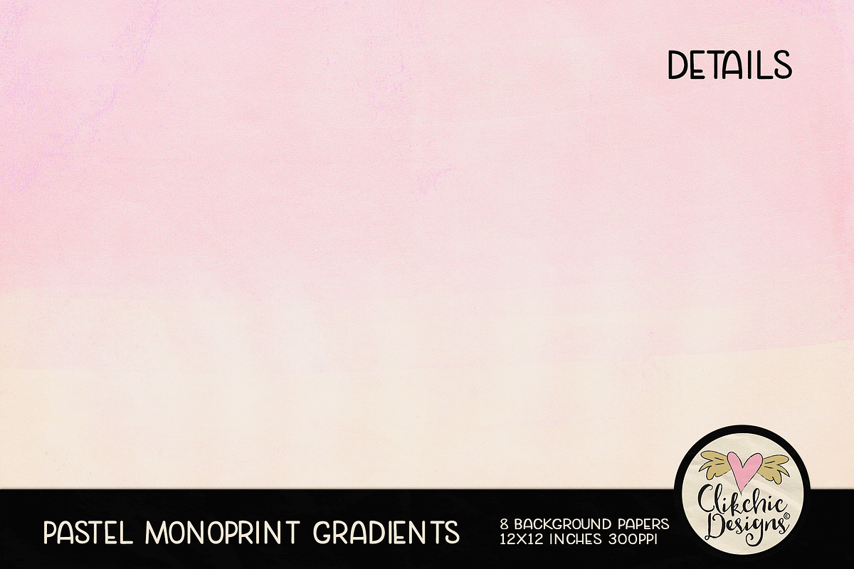 Pastel Monoprint Gradients Textures, a Texture Graphic by Clikchic Designs (Photo 4 of 5)