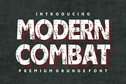 Modern Combat - Premium Grunge Font, a Sans Serif Font by KiddoGlyphs Studio (Thumbnail 1 of 5)