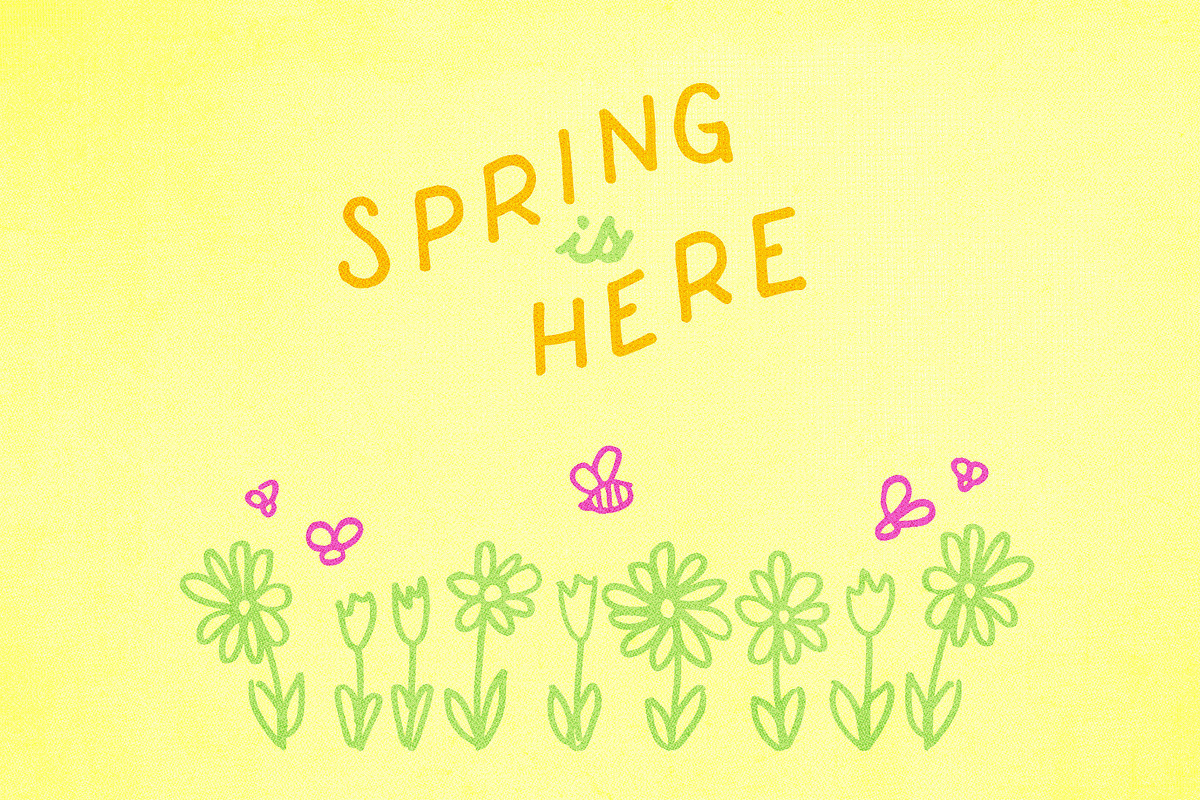Spring Lettering Pack, a Seasonal Illustration by JoshuaRed Design (Photo 3 of 4)