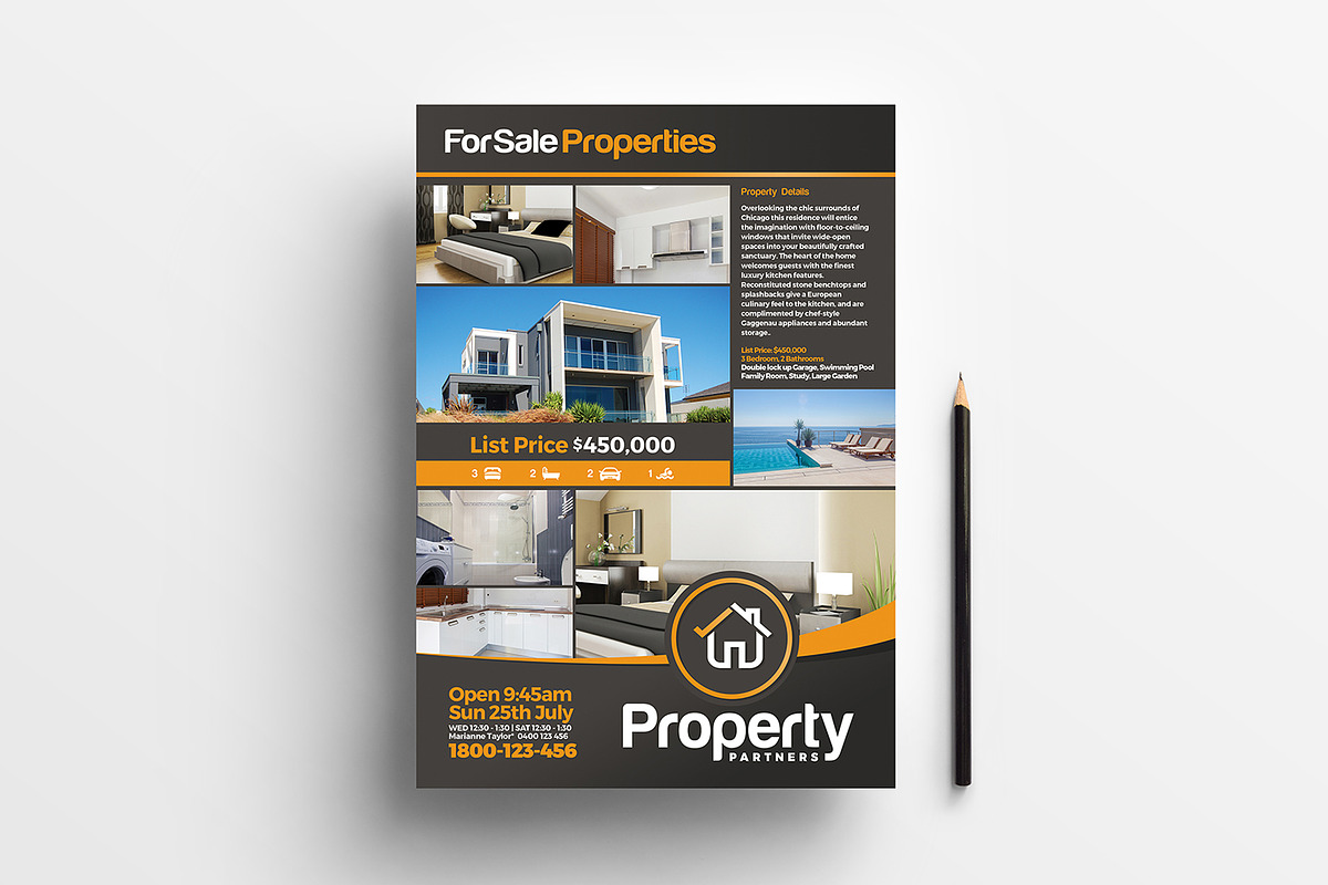 Real Estate Brochure Template Pack, a Brochure Template by BrandPacks (Photo 7 of 16)