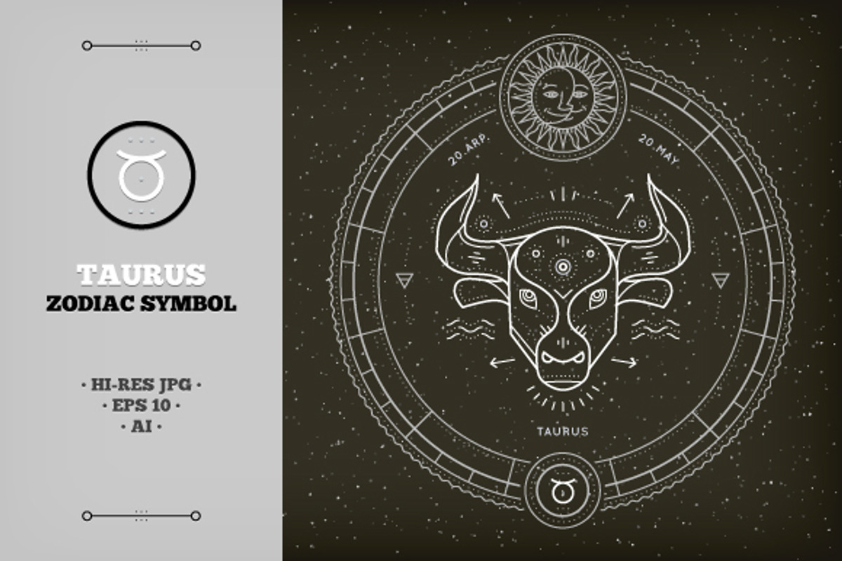 ♉ Taurus Zodiac Symbol, an Object Graphic by painterr (Photo 1 of 2)