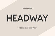 Headway Display Sans Serif Font, a Sans Serif Font by UICreative (Thumbnail 1 of 5)