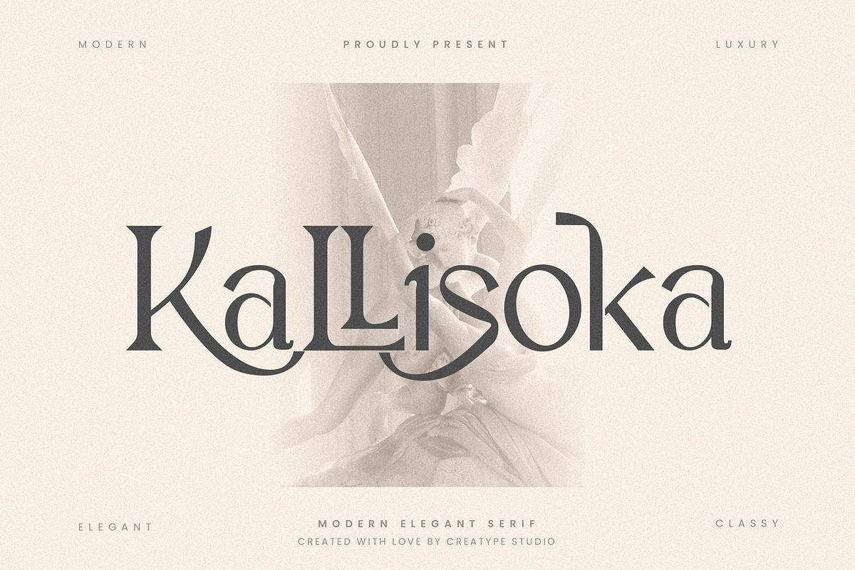 Kallisoka Modern Elegant Serif, a Serif Font by Creatype Studio (Photo 1 of 9)