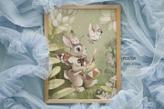 Watercolor Vintage Animal garden set, an Animal Illustration by TanyaSchuka (Thumbnail 5 of 11)