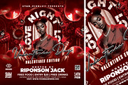 Valentines Flyer Red Romantic Event, a Flyer Template by StarPixles11 (Thumbnail 3 of 3)
