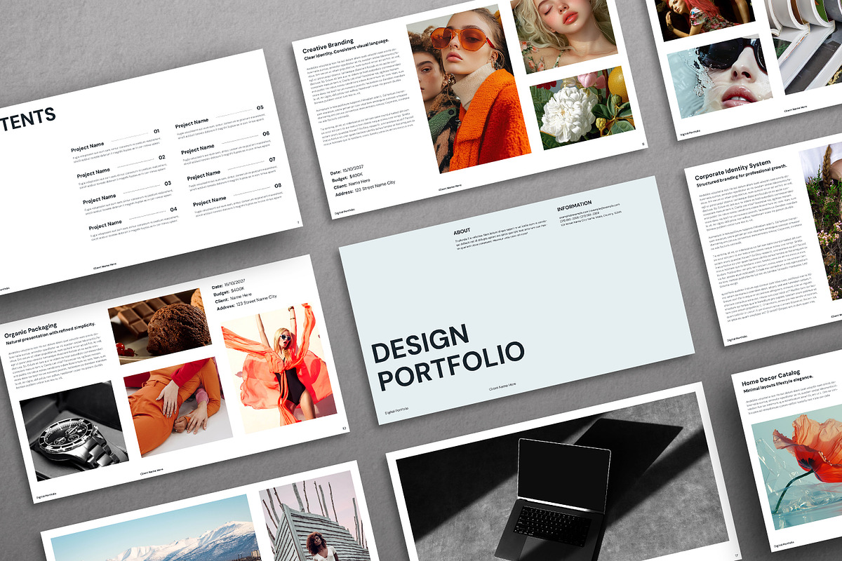 Portfolio Presentation Template, a Presentation Template by Artisan Vibes (Photo 7 of 12)