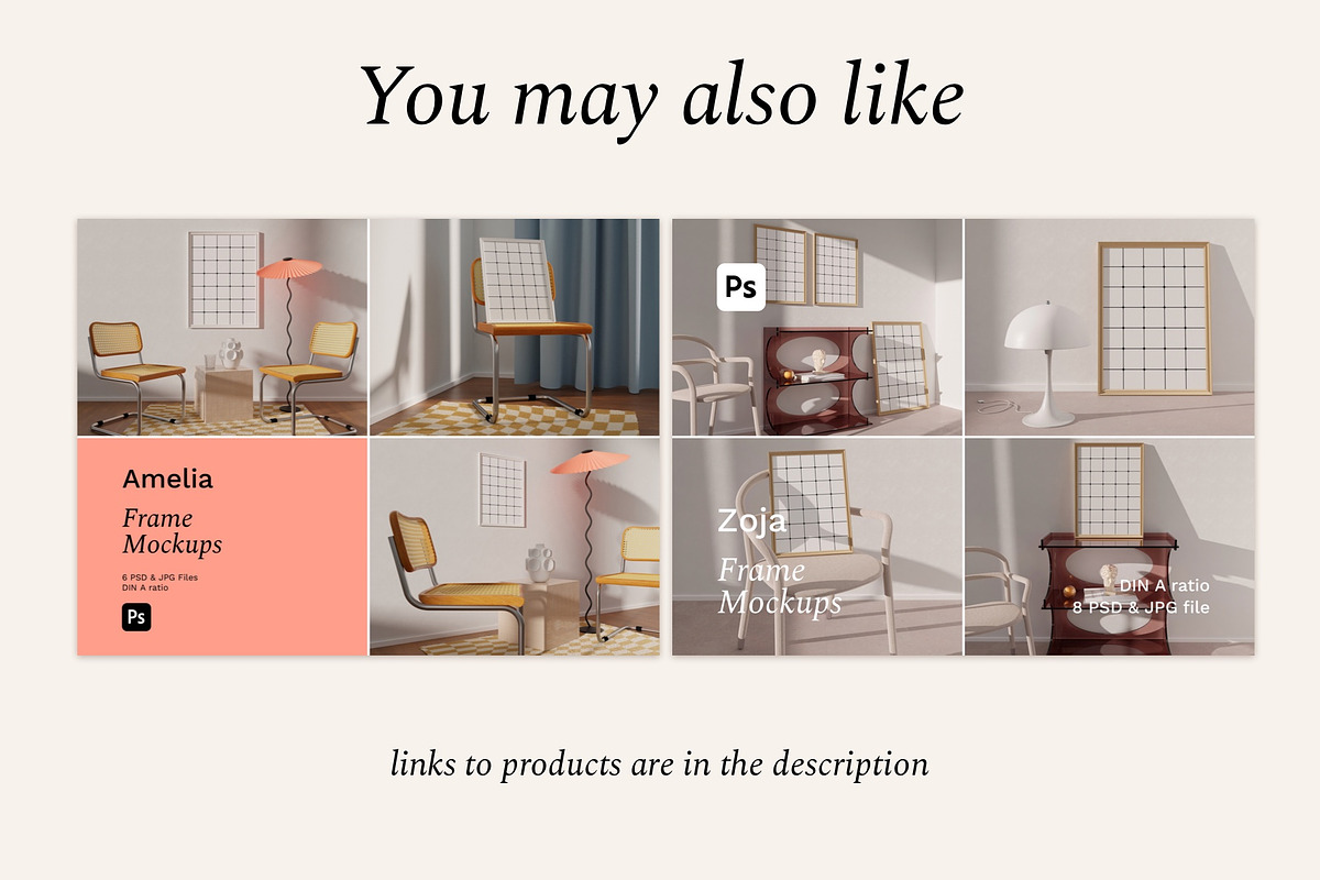 Frame Mockup Bundle For Print Shop, a Print Template by Bonumo (Photo 10 of 10)