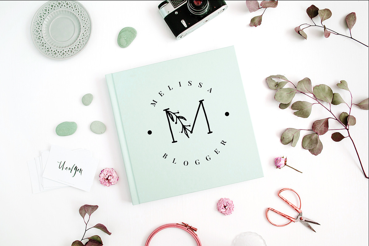 UNIQUE FLORAL LETTER AND LOGO KIT, a Branding & Logo Template by IsikChic (Photo 4 of 9)