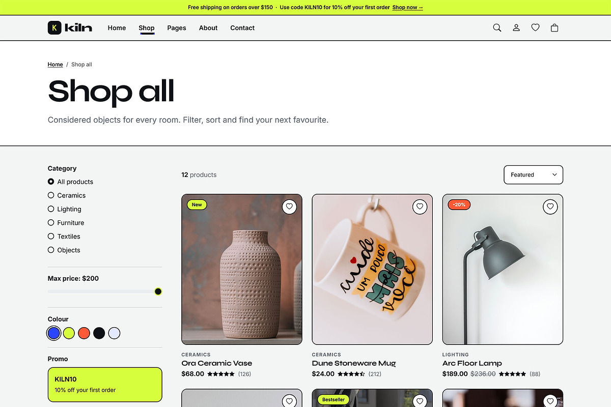Kiln – eCommerce HTML Template, a HTML Template by Themesvila (Photo 5 of 5)