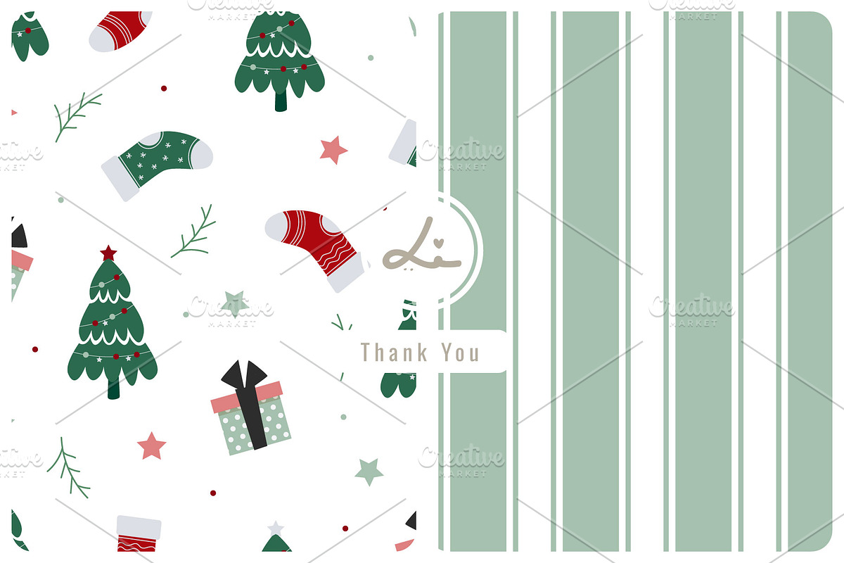 Playful christmas seamless pattern, a Pattern Graphic by lindoet23 (Photo 1 of 3)