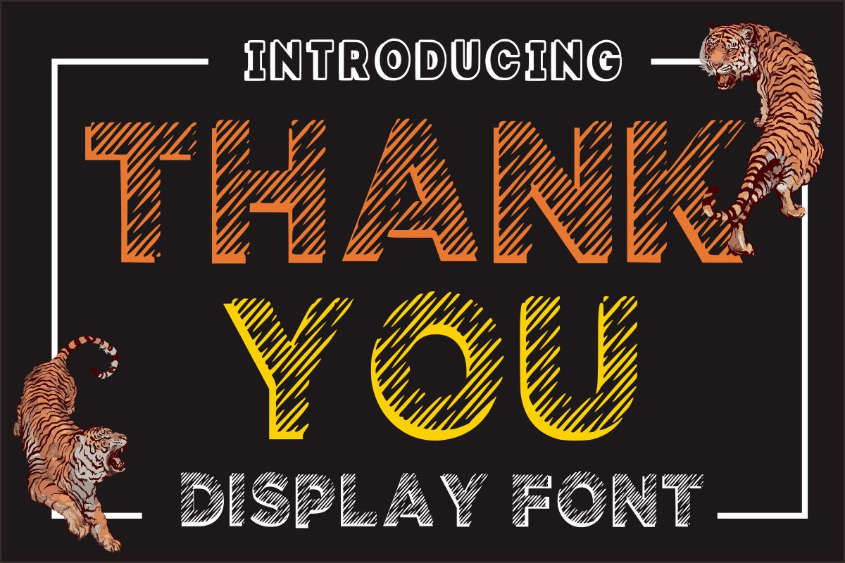 Tiger Wood, a Font by Fourteen Letter (Photo 9 of 9)
