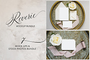 Reverie - wedding mockups photos, a Print Template by savvy graphics & stock (Thumbnail 1 of 2)