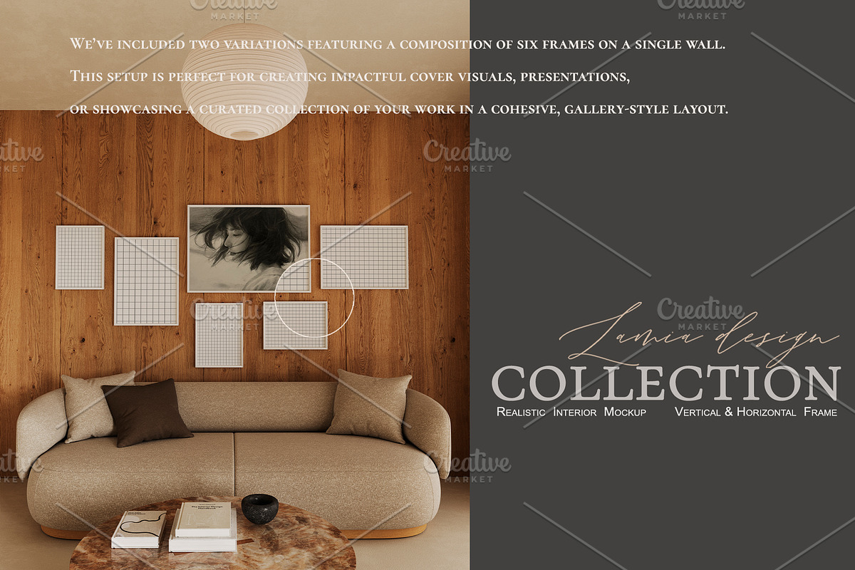 Oslo Japandi Wood Frame Mockup, a Household Mockup by LAMIA DESIGN (Photo 16 of 18)