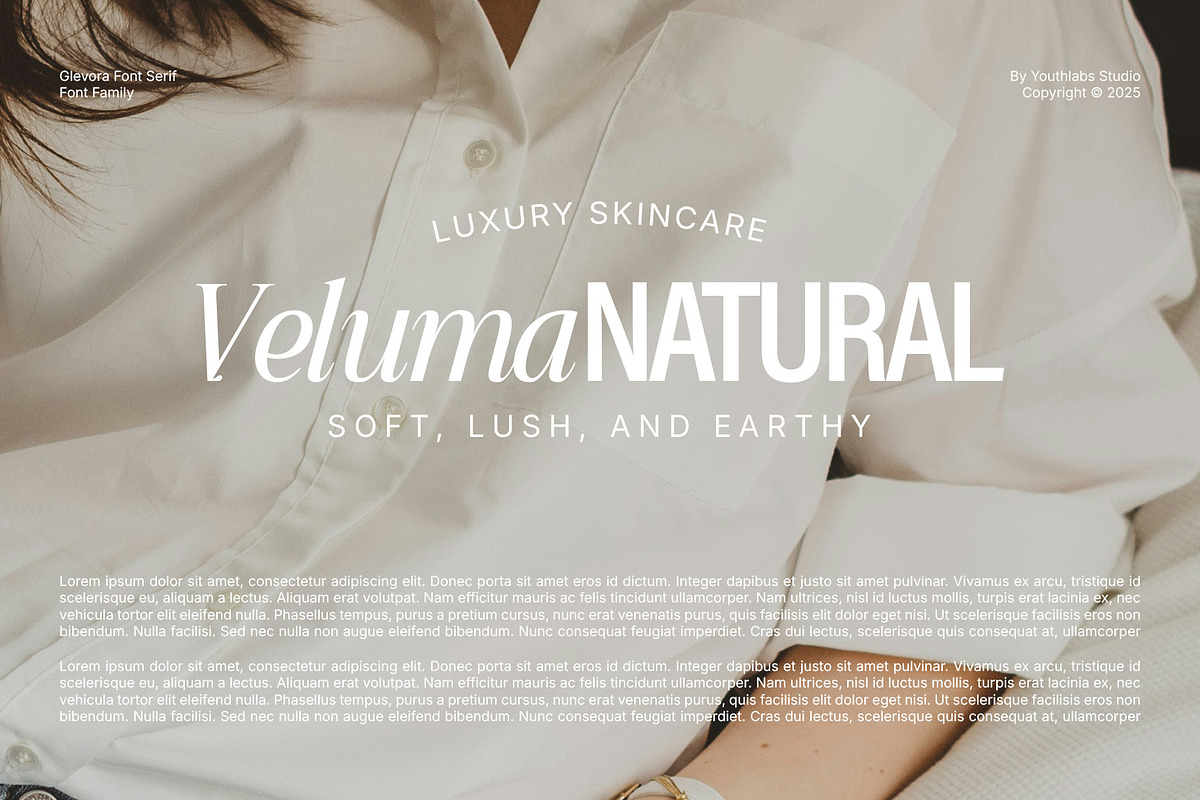 Glevora - Elegant Serif Family, a Serif Font by Youthlabs Studio (Photo 12 of 18)