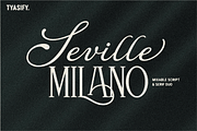 Seville Milano - Timeless Editorial, a Script Font by Tyasify (Thumbnail 1 of 10)