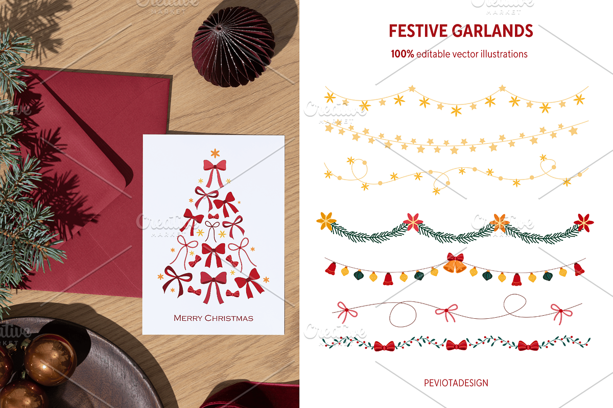 Big winter festive collection, a Seasonal Illustration by Peviotadesign (Photo 7 of 14)