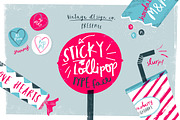 Sticky Lollipop - Typeface, a Serif Font by Ian Barnard (Thumbnail 1 of 7)
