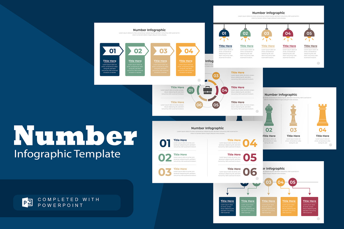 Number Infographic, a Presentation Template by Mighty-Slide (Photo 1 of 7)