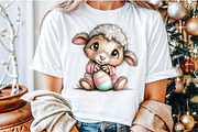 Whimsical Lamb with Easter Eggs Clip, an Illustration by Sublimation Artist (Thumbnail 6 of 6)