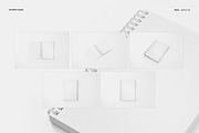 A5 Spiral Notebook Mockup Set, a Stationery Template by creatsy5 (Thumbnail 2 of 12)