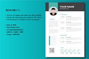 Resume Template 1 pages, Simplifier, a Resume Template by Blue Digital Studio (Thumbnail 2 of 2)