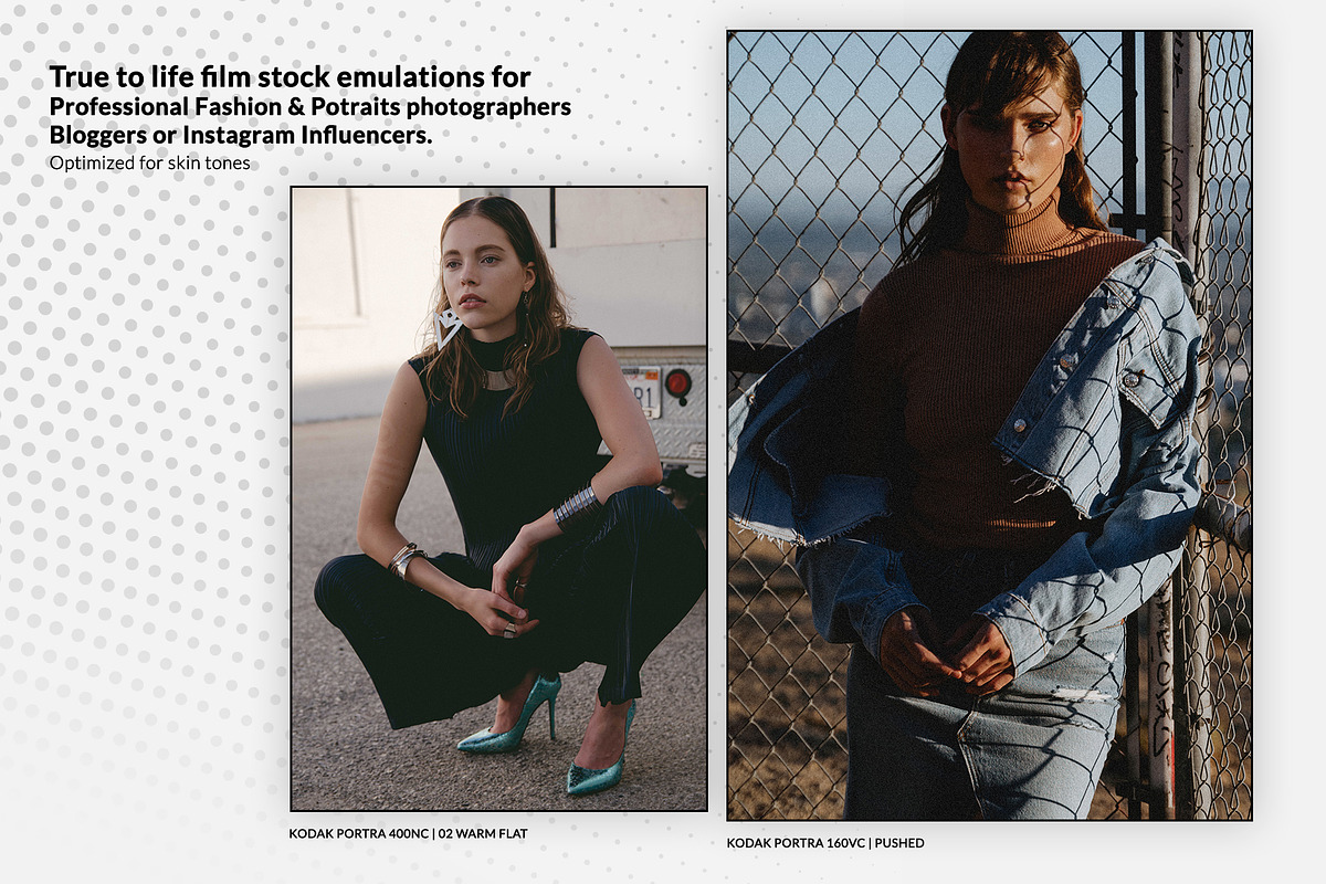 50+ Kodak Film Lightroom Presets., an Action Add-On by filmcamera_presets (Photo 2 of 8)