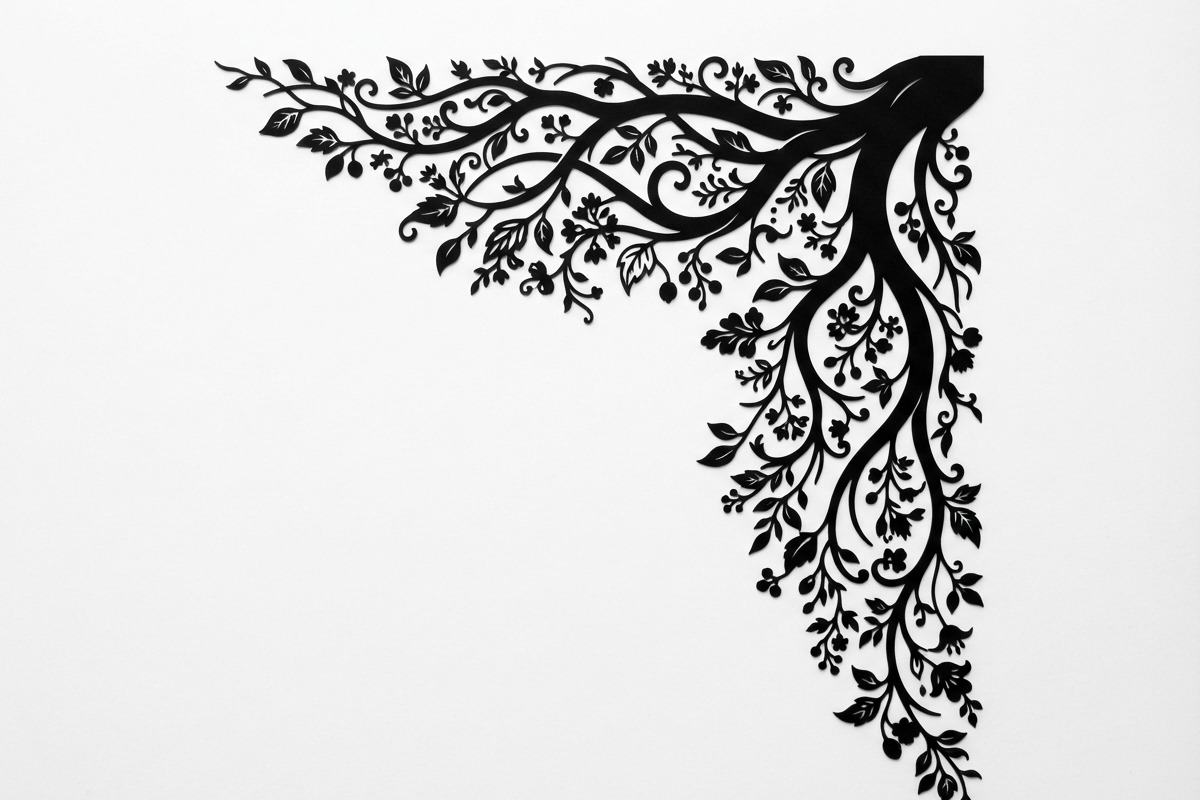 50 Tree Branch Corner Silhouette, a Decorative Illustration by Amazin_art (Photo 24 of 46)