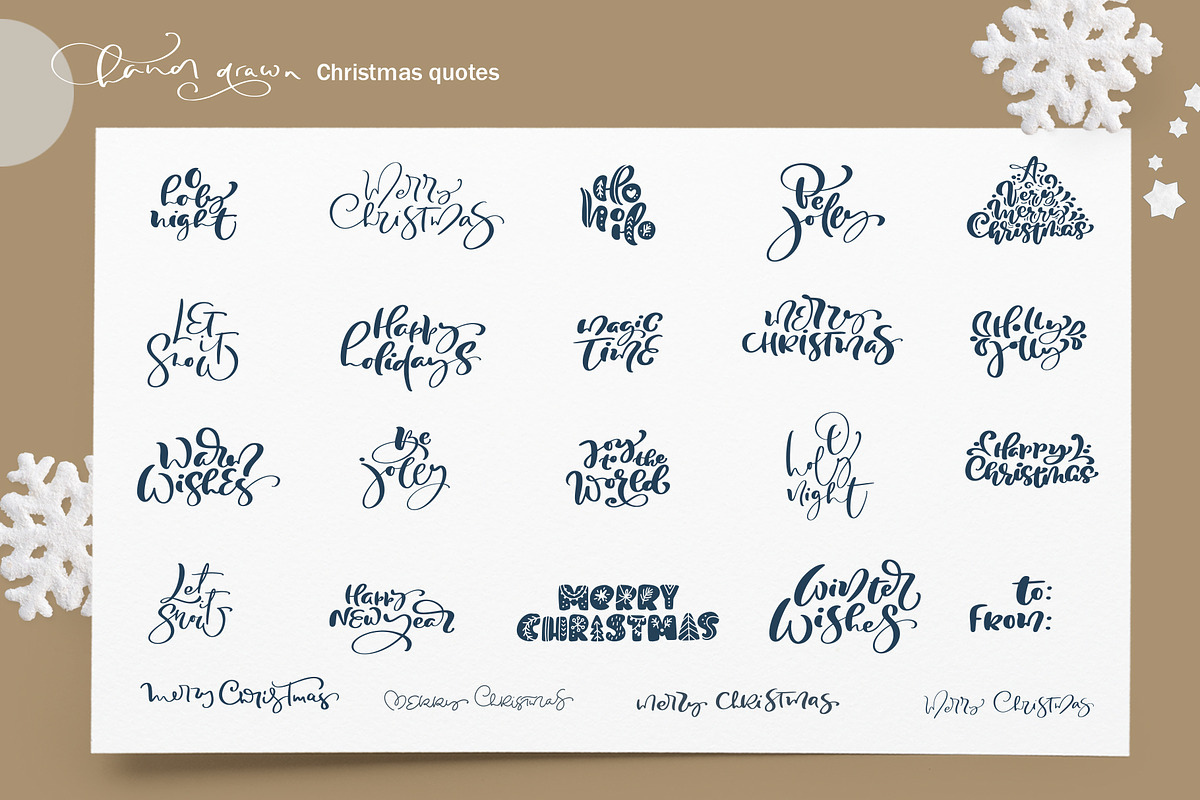 Merry Christmas nordic, an Object Graphic by Happy Letters (Photo 3 of 15)