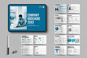 Company Brochure Template Landscape, a Brochure Template by E-Type (Thumbnail 1 of 7)