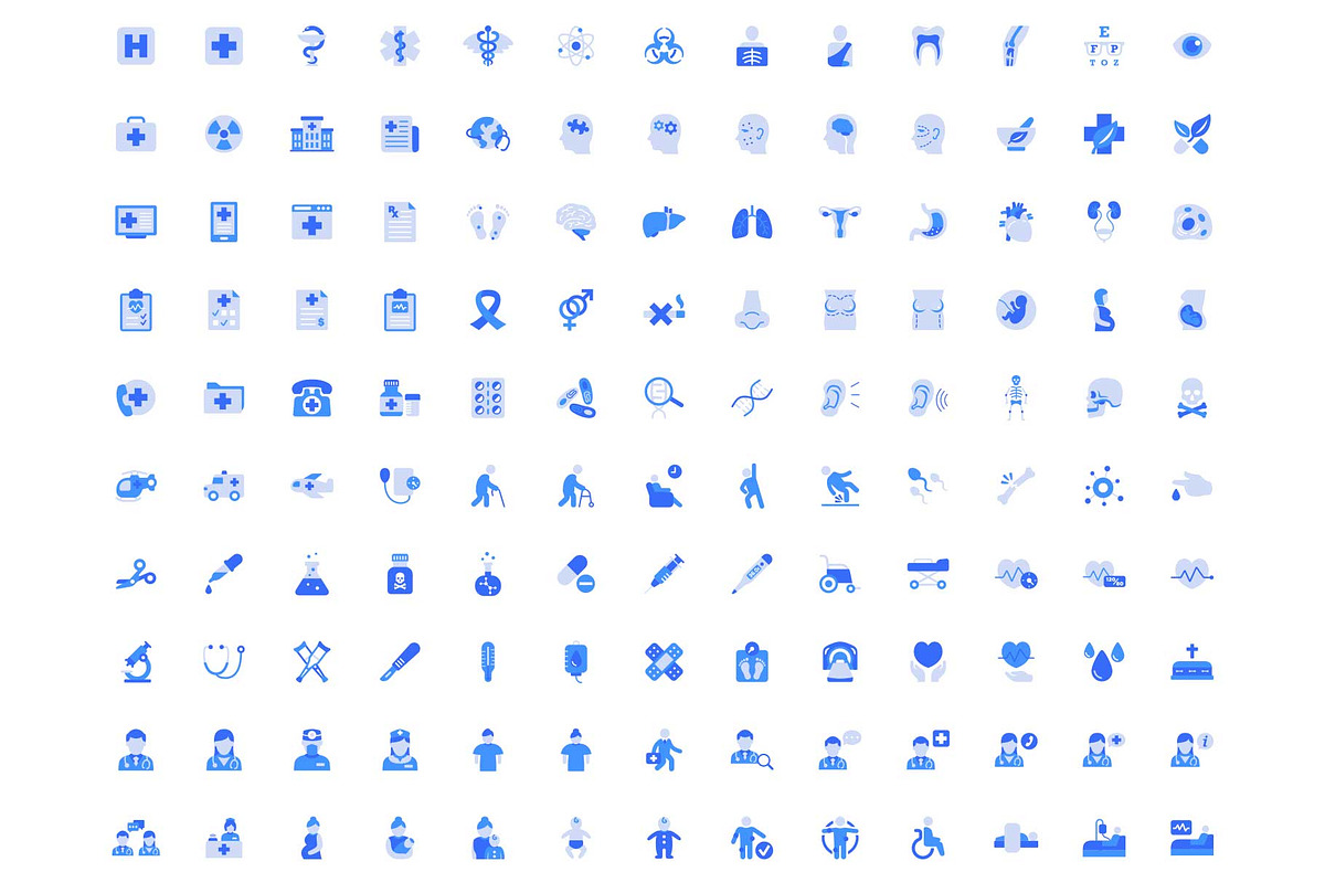 Medical and Healthcare Icons, a Solid Icon by minhm2m (Photo 3 of 6)