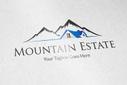 Mountain Estate v2 logo, a Branding & Logo Template by vectorlogos89 (Thumbnail 1 of 2)
