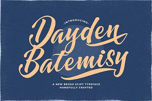 Dayden Batemisy - Brush Script Font