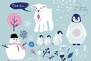 Winter Wonderland Designer's Toolkit, an Animal Illustration by Lisa Glanz (Thumbnail 2 of 5)