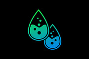 Waterdrop Droplet Icon, an Outline Icon by Buqancreative (Thumbnail 2 of 2)