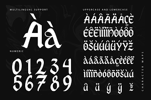 Black White - A Modern Blackletter