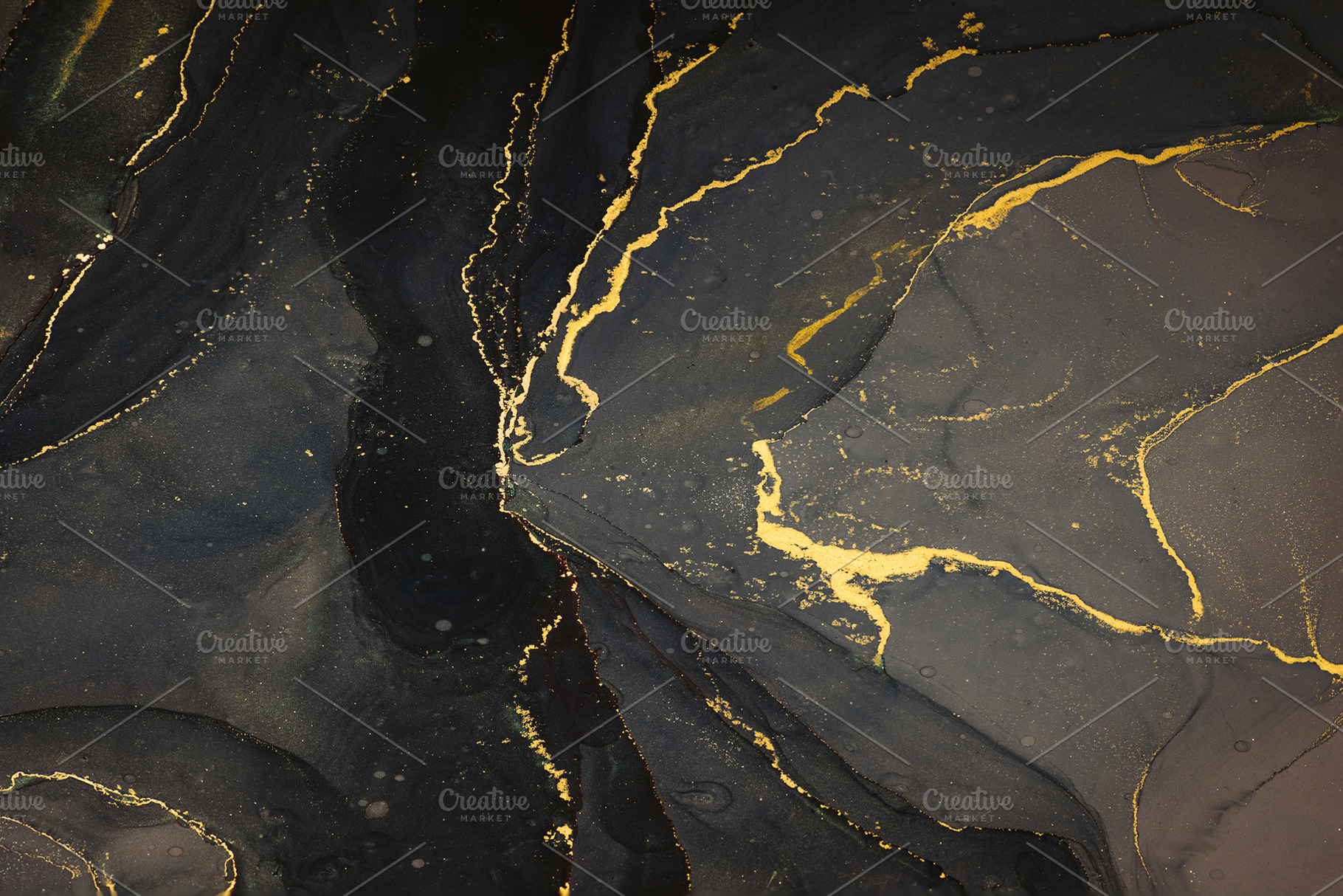 Abstarct fluid ink background, an Abstract Photo by Anntuan