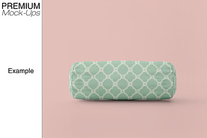 Bolster Pillow Mockup Pack