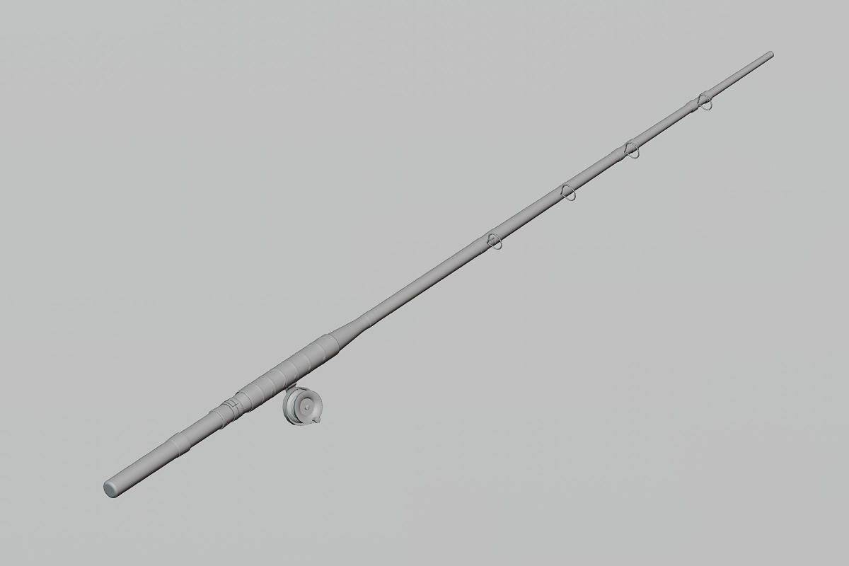 Fishing rod 3d model, an Object 3D Model by fahad121 (Photo 5 of 5)