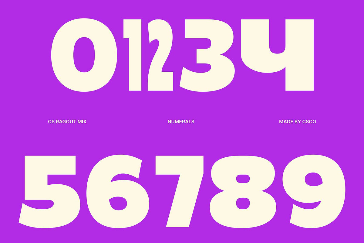 CS Ragout Mix, a Sans Serif Font by Craft Supply Co. (Photo 3 of 8)