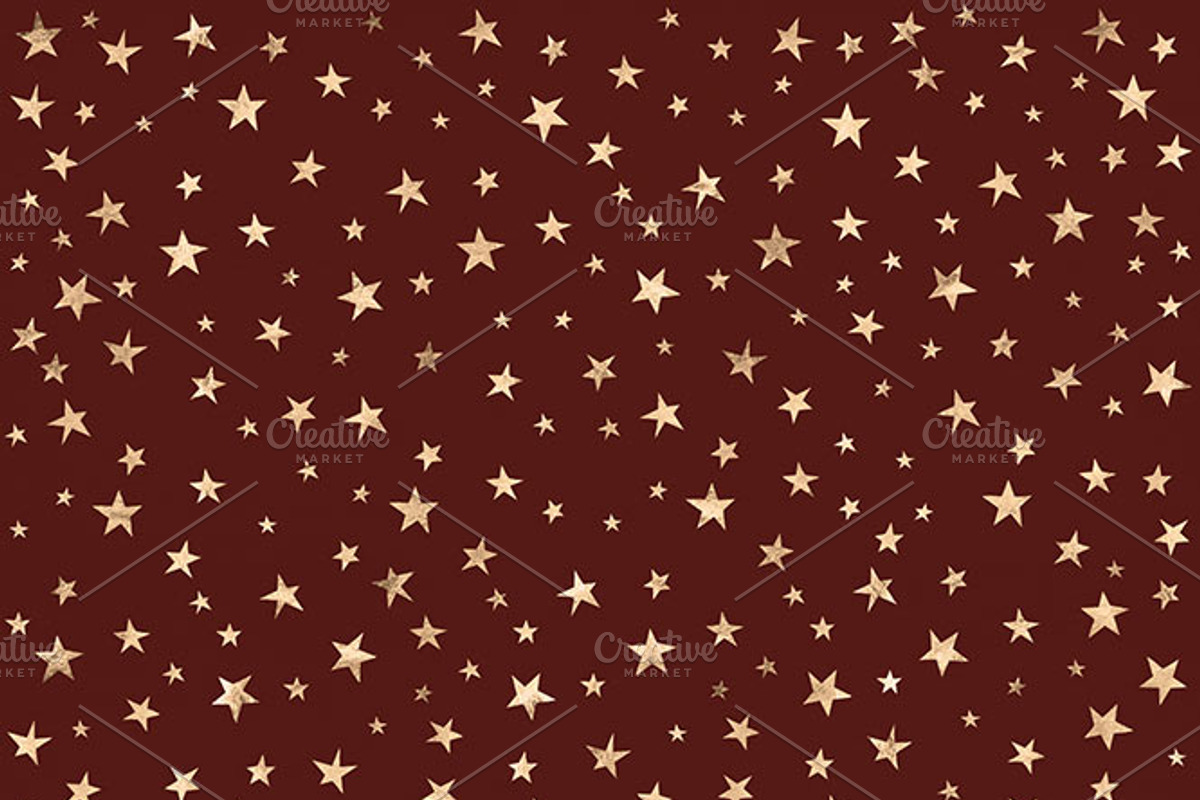 Golden Holiday Season Patterns, a Pattern Graphic by Blixa 6 Studios (Photo 2 of 6)