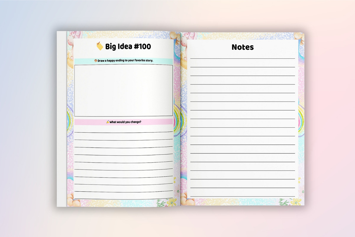 Kid’s Minds & Big Ideas Planner, a Stationery Template by Designmela01 (Photo 8 of 8)