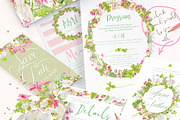 Pink&Pretty-wreaths+elements, an Illustration by watercolorwild.graphics (Thumbnail 3 of 10)