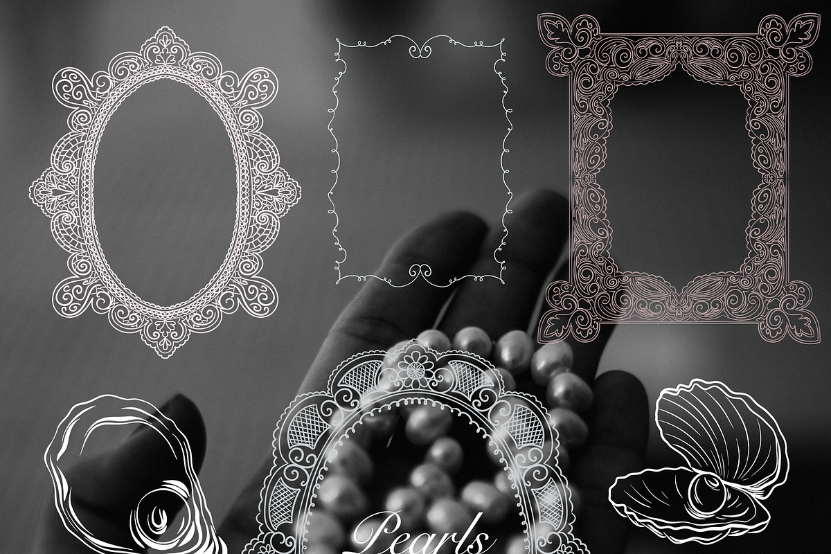 Pearls. Watercolor and graphic, an Object Graphic by ma_i_vi (Photo 4 of 10)