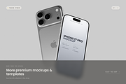 iPhone 17 Pro Mockup, an iPhone Mockup by Toasin Studio (Thumbnail 7 of 7)