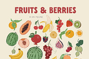Fruit illustration vector poster, an Object Graphic by Yuliya Derbisheva (Thumbnail 7 of 10)