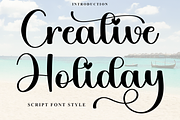 Creative Holiday, a Handwritten Font by FreshTypeINK (Thumbnail 1 of 8)