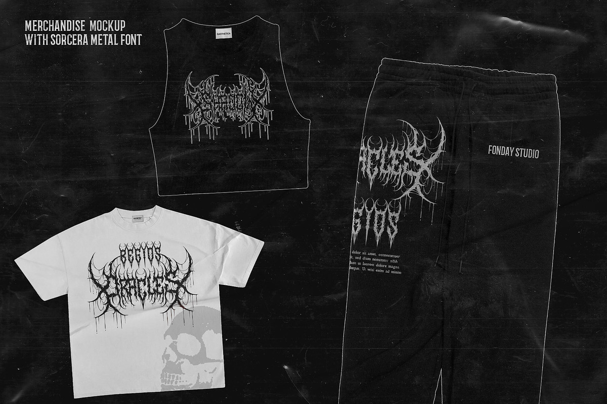 Sorcera Death Metal Font, a Blackletter Font by Fonday Studio (Photo 12 of 19)