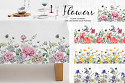 Set of watercolor flowers, a Decorative Illustration by RushkinaAntonina (Thumbnail 6 of 11)