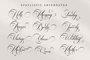 Blissful |Classic Calligraphy, a Script Font by Romiecreative (Thumbnail 6 of 8)